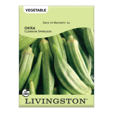 Okra-Clemson Spinless Seed