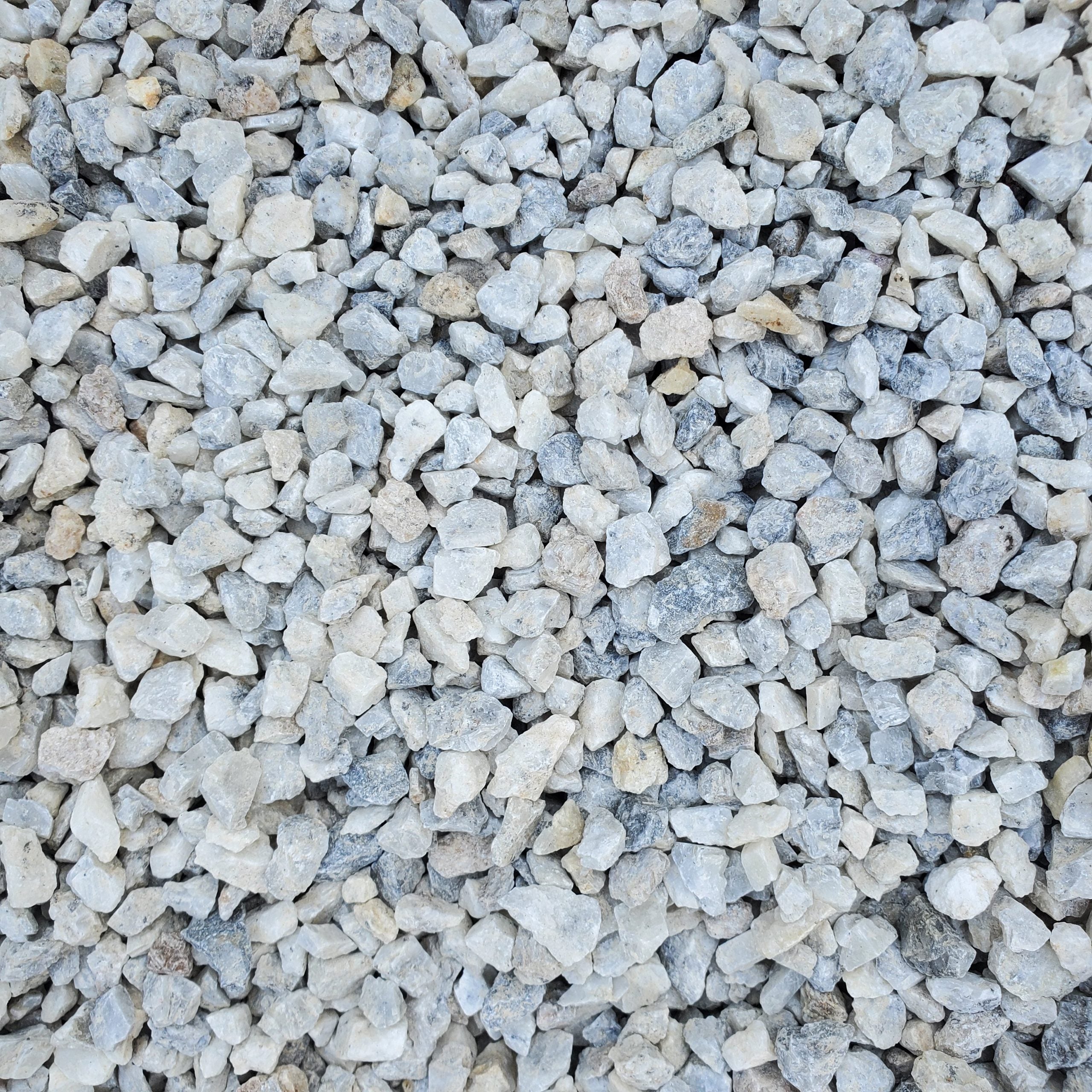 Clean White Stone (3/8")