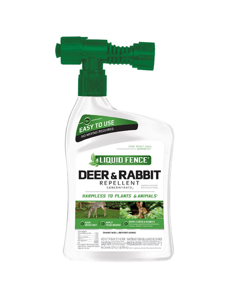 Liquid Fence Deer and Rabbit Repellent Concentrate RTS
