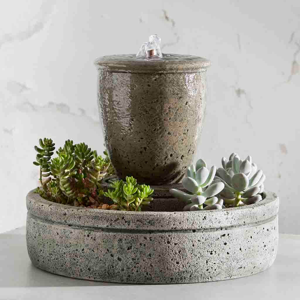 Spa Fountain with Planter