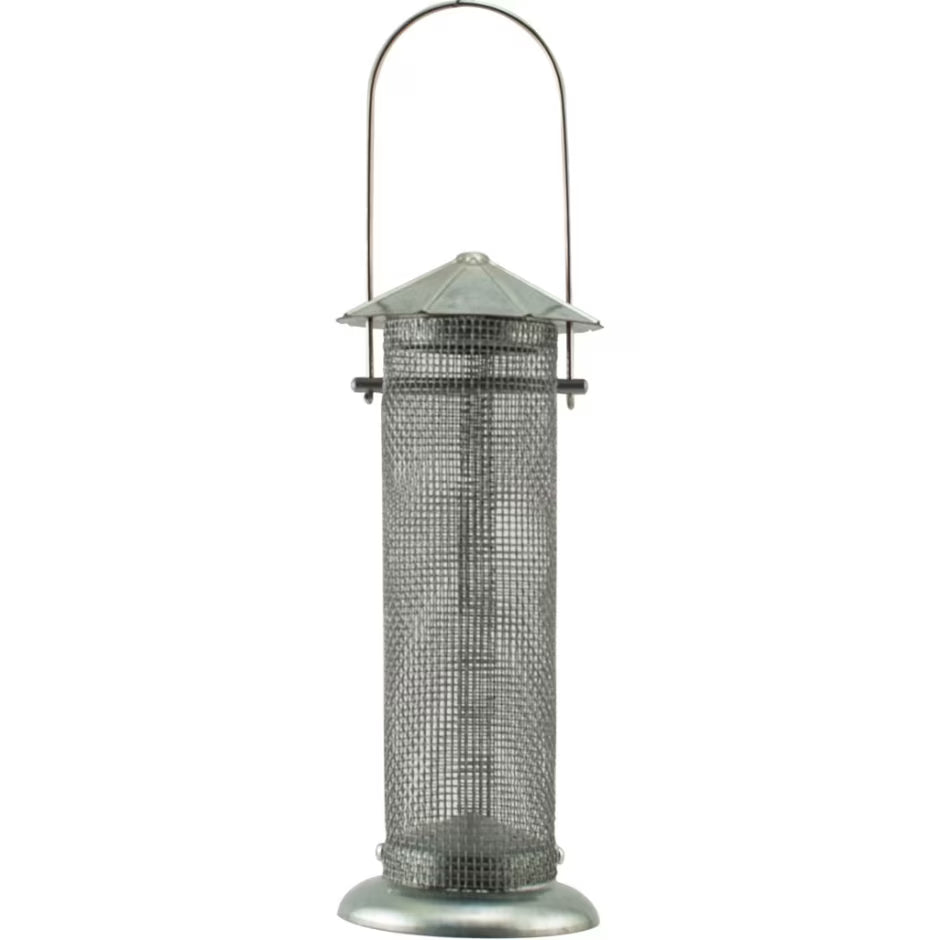 Rustic Farmhouse Galvanized Silo Thistle Feeder